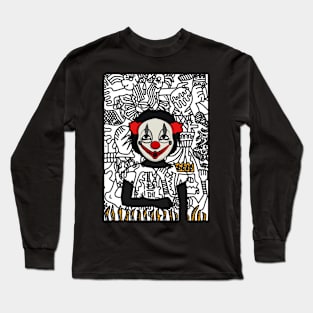 Unique Digital Collectible - Character with FemaleMask, BasicEye Color, and DarkSkin on TeePublic Long Sleeve T-Shirt